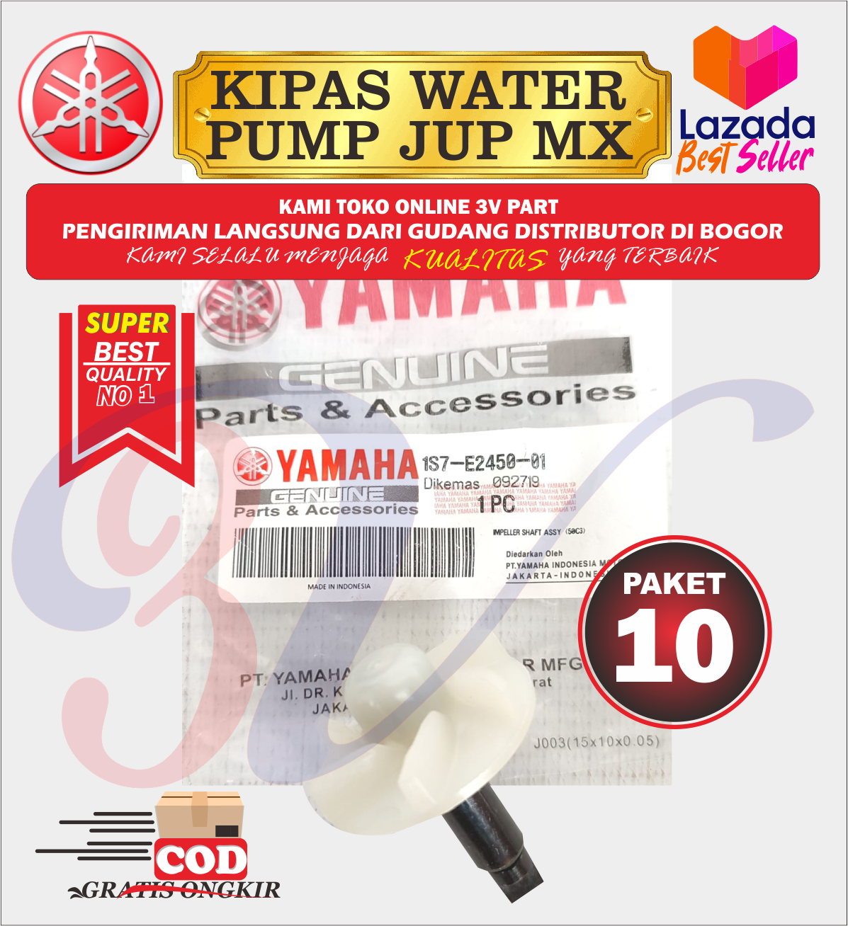 KIPAS WATER PUMP JUPITER MX YAMAHA ORI PAKET 10 Lazada Indonesia