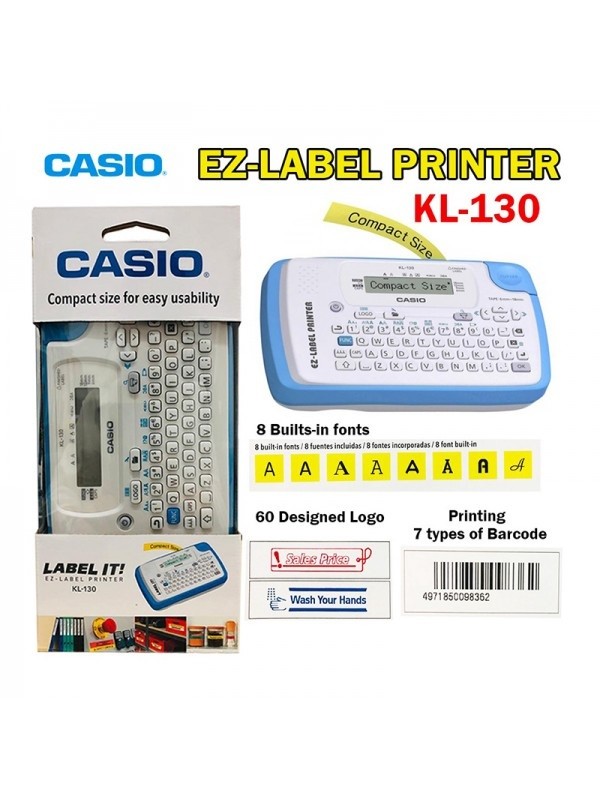 Casio Kl 130 label printer original casio mesin label printer Lazada
