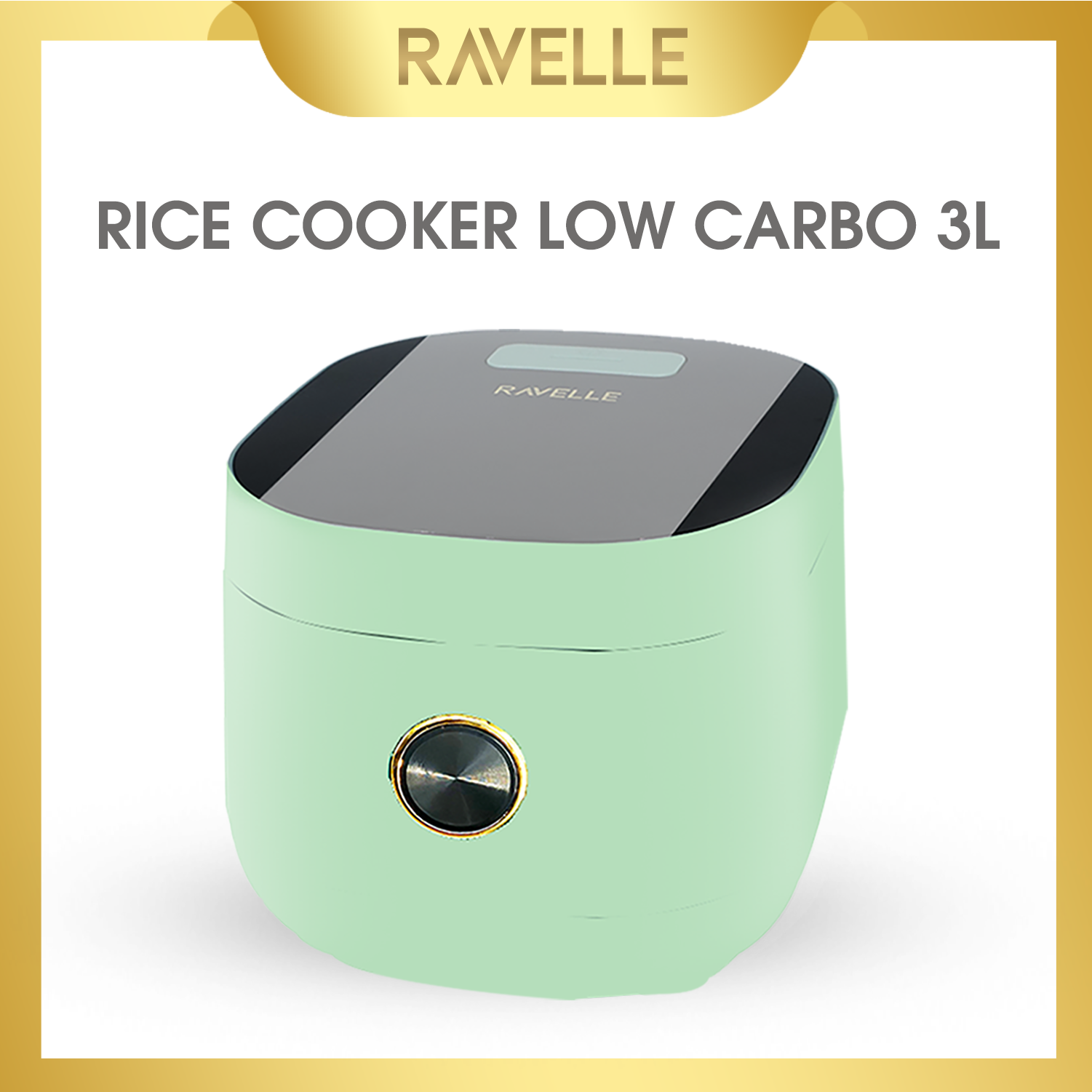 RAVELLE Rice Cooker Digital Low Carbo 3 Liter Ocean Penanak Nasi