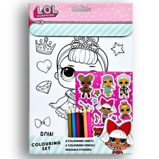 lol surprise colouring set