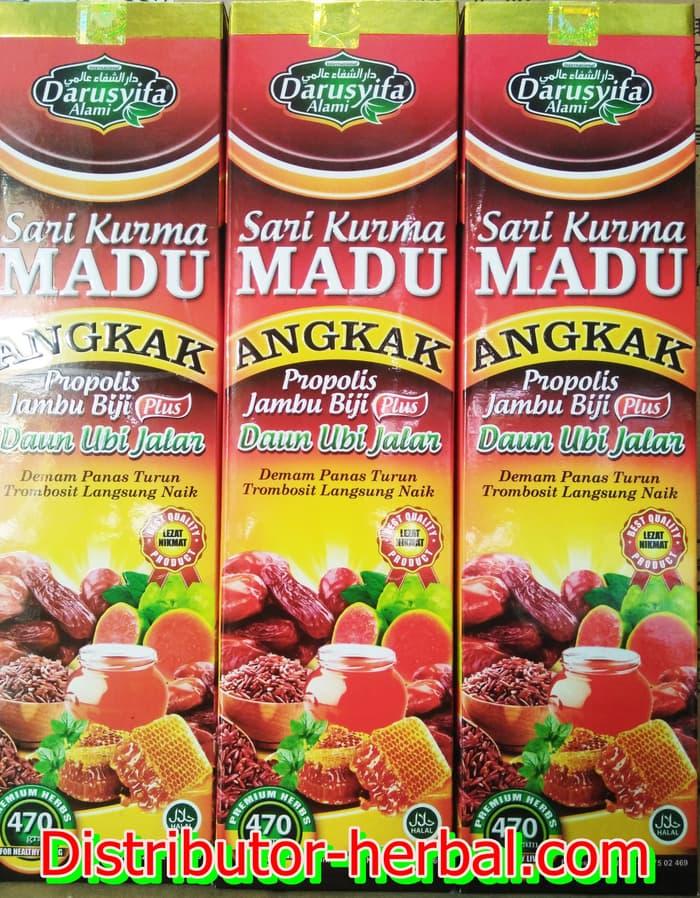 BISA COD Sari Kurma Madu Angkak Plus Propolis Jambu Biji Dan Daun Ubi Jalar Tersedia Juga