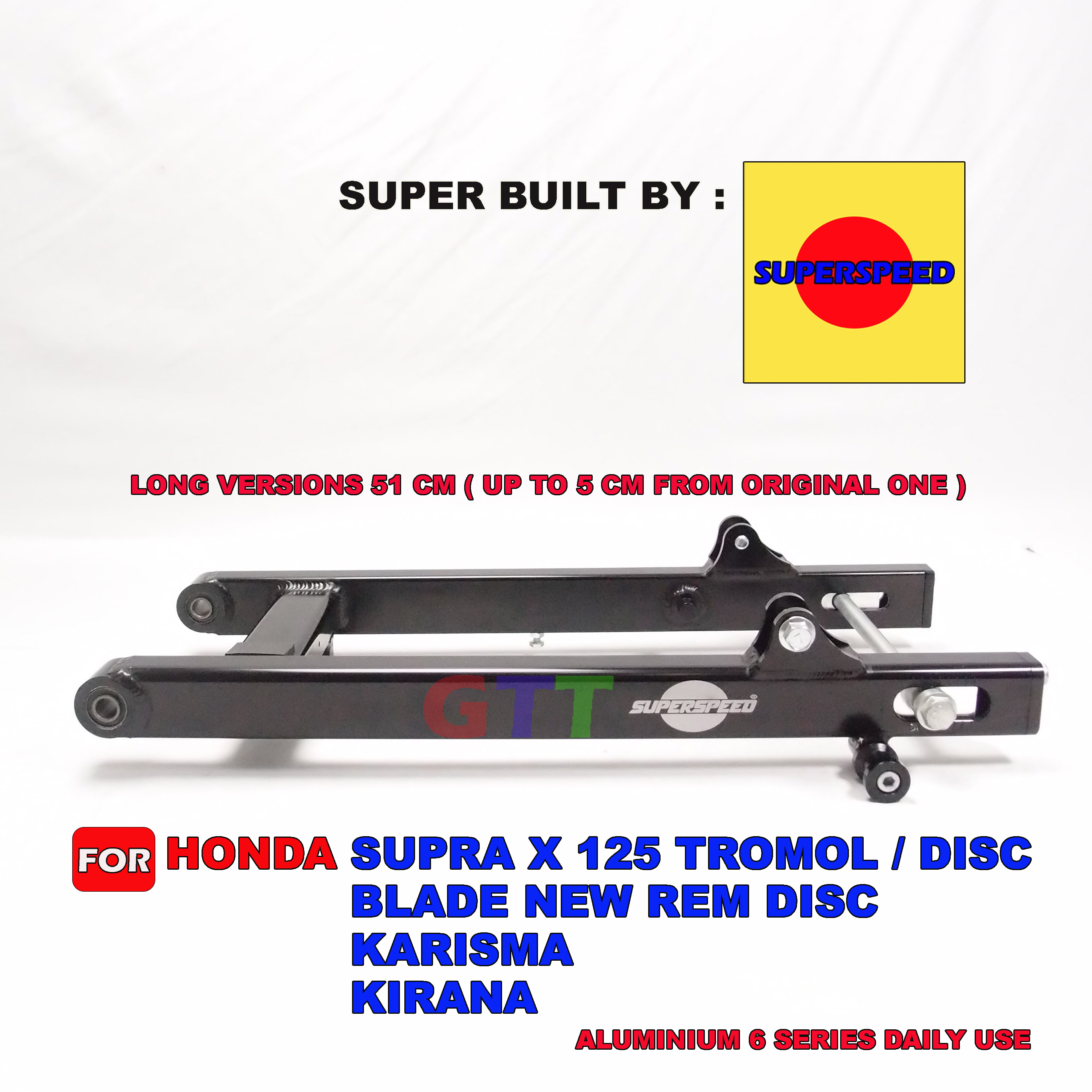 SWING ARM SuperSpeed LONG DAN STANDART VERSION HONDA SUPRA X 125