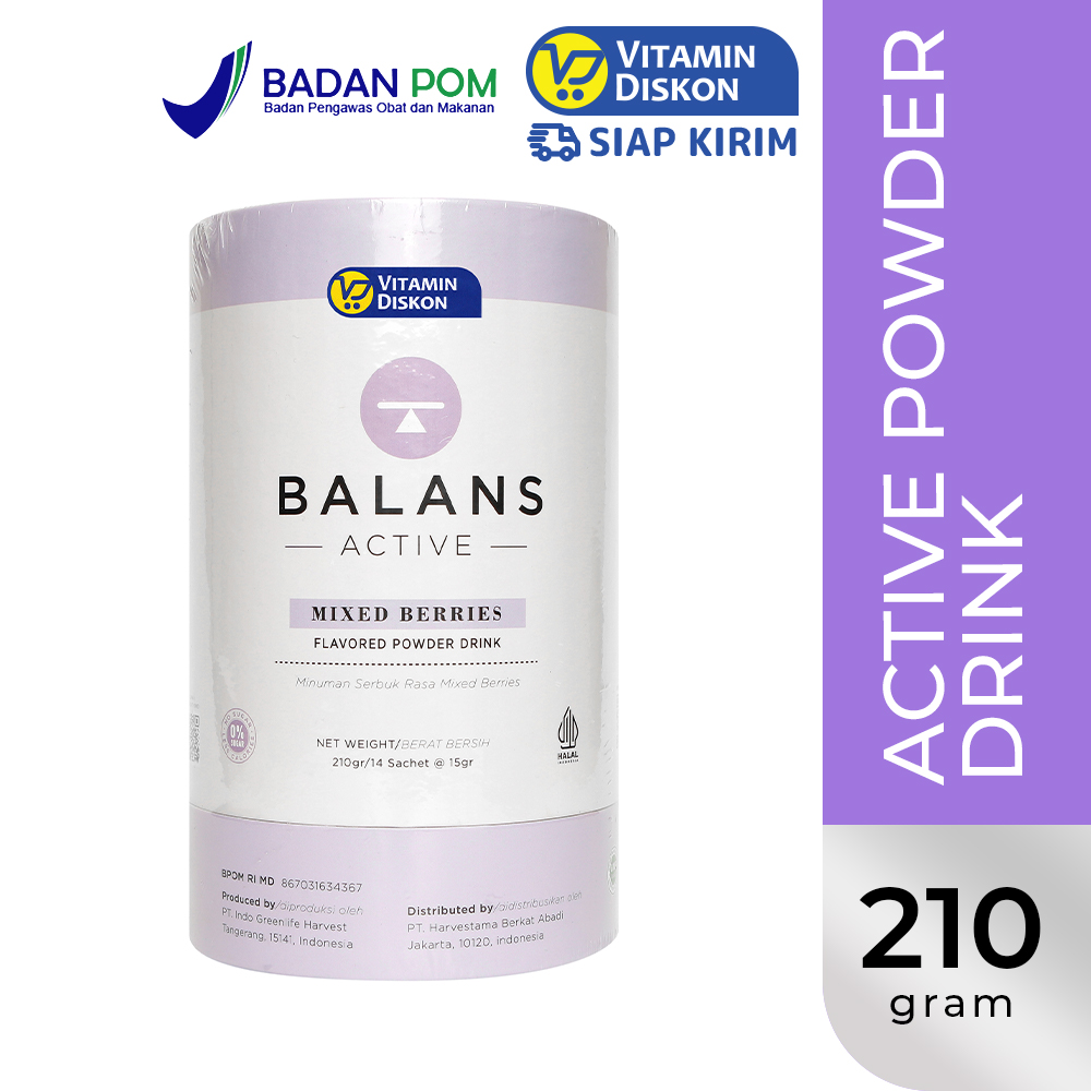 BALANS ACTIVE MIXED BERRIES FIBER AND PROBIOTICS DRINK 210GR Lazada