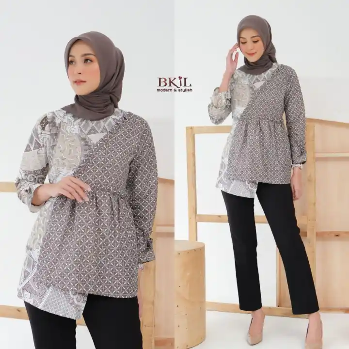 New Arrival Blouse Terbaru 2021 Atasan Wanita Lengan Panjang Blouse Batik Wanita Atasan Seragam Kerja Atasan Wanita Terbaru Kekinian Baju Batik Wanita Murah Atasan Wanita Modern Blouse Batik 2021 Lazada Indonesia