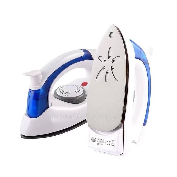 Setrika Uap Mini / Setrika Lipat / Steam Iron Traveling / Travel Iron / Setrika Mini / Setrika Uap Mini Lipat 2 in 1