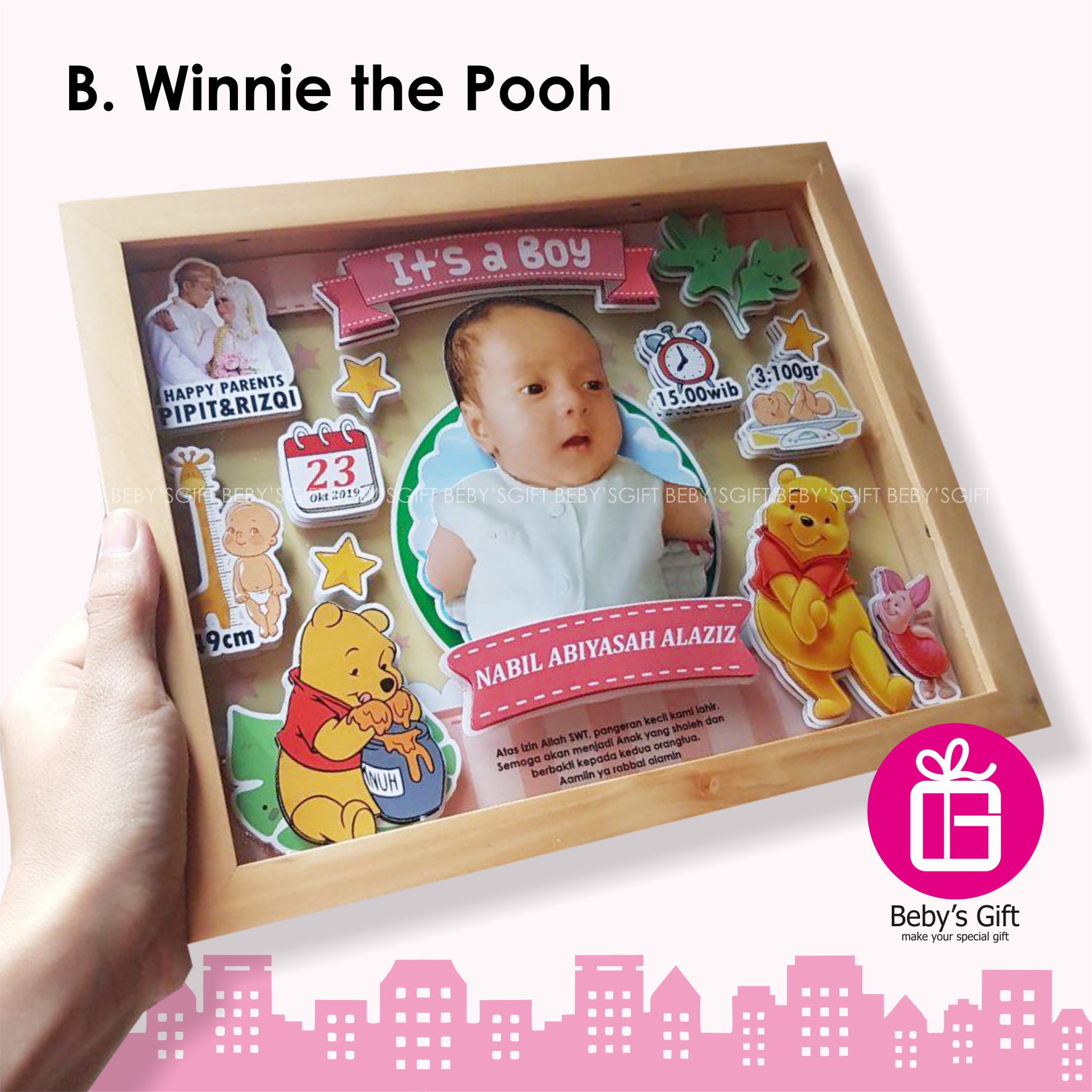 Featured image of post Pigura Nama Bayi 3D