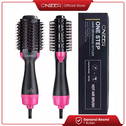 CINSEER Blower One Step Brush Hairdryer and Styler (Sisir Pengering Rambut Elektrik 3IN1)