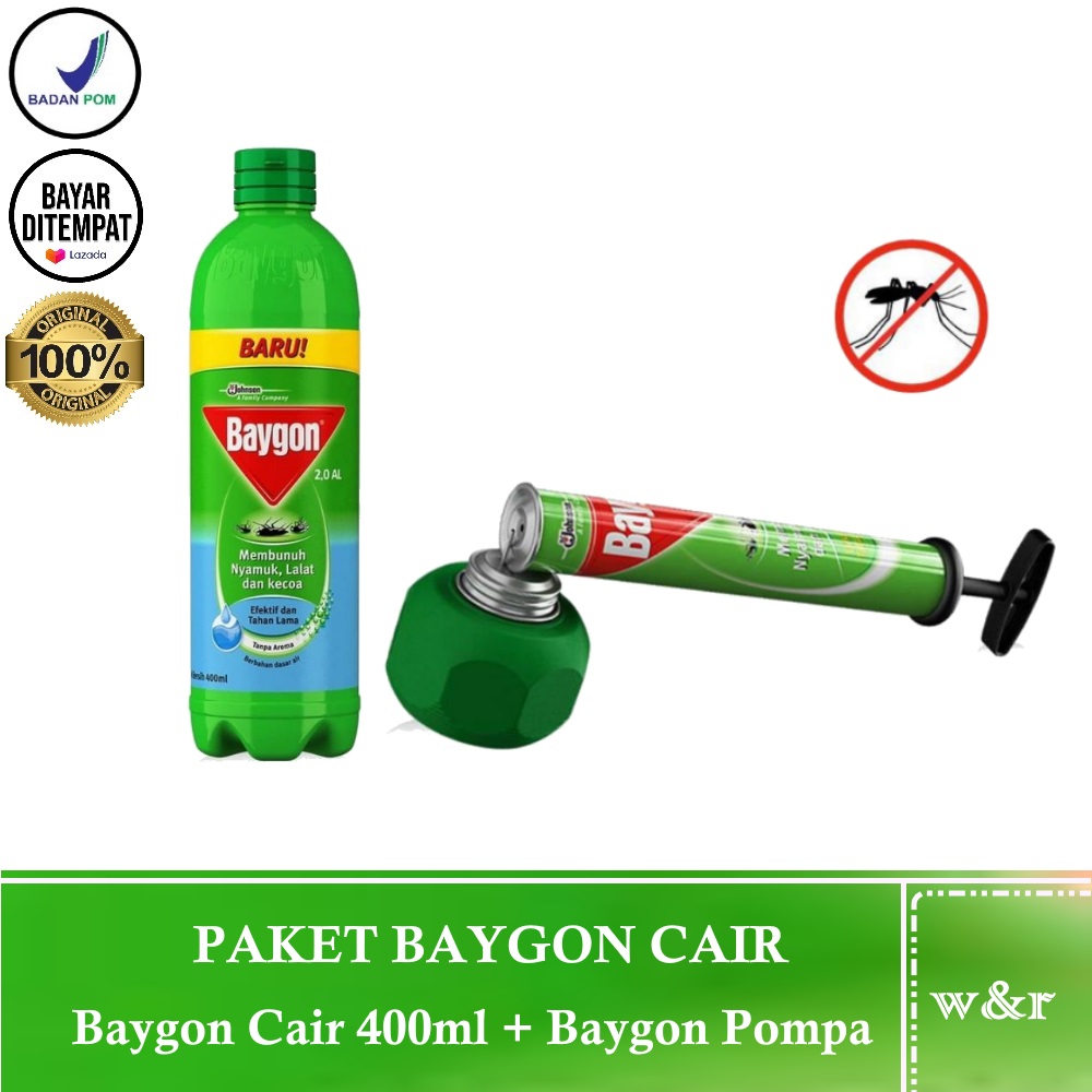 Baygon Cair 400ml Baygon Pompa Spray Paket Hemat Lazada Indonesia