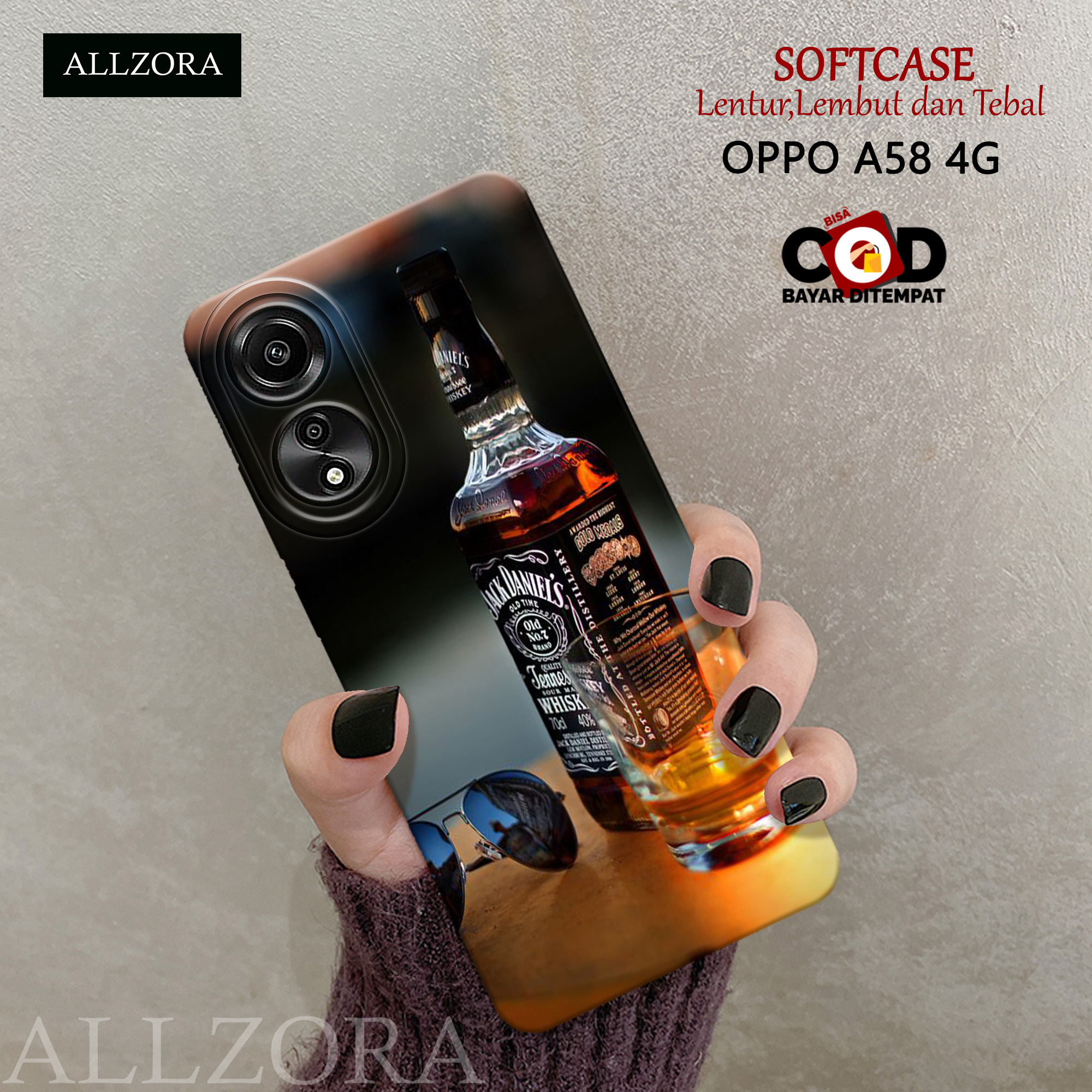 Case Oppo A58 4g Casing Hp Oppo A58 4g Terbaru Allzora Fashion Case Minuman Softcase Hp 9313