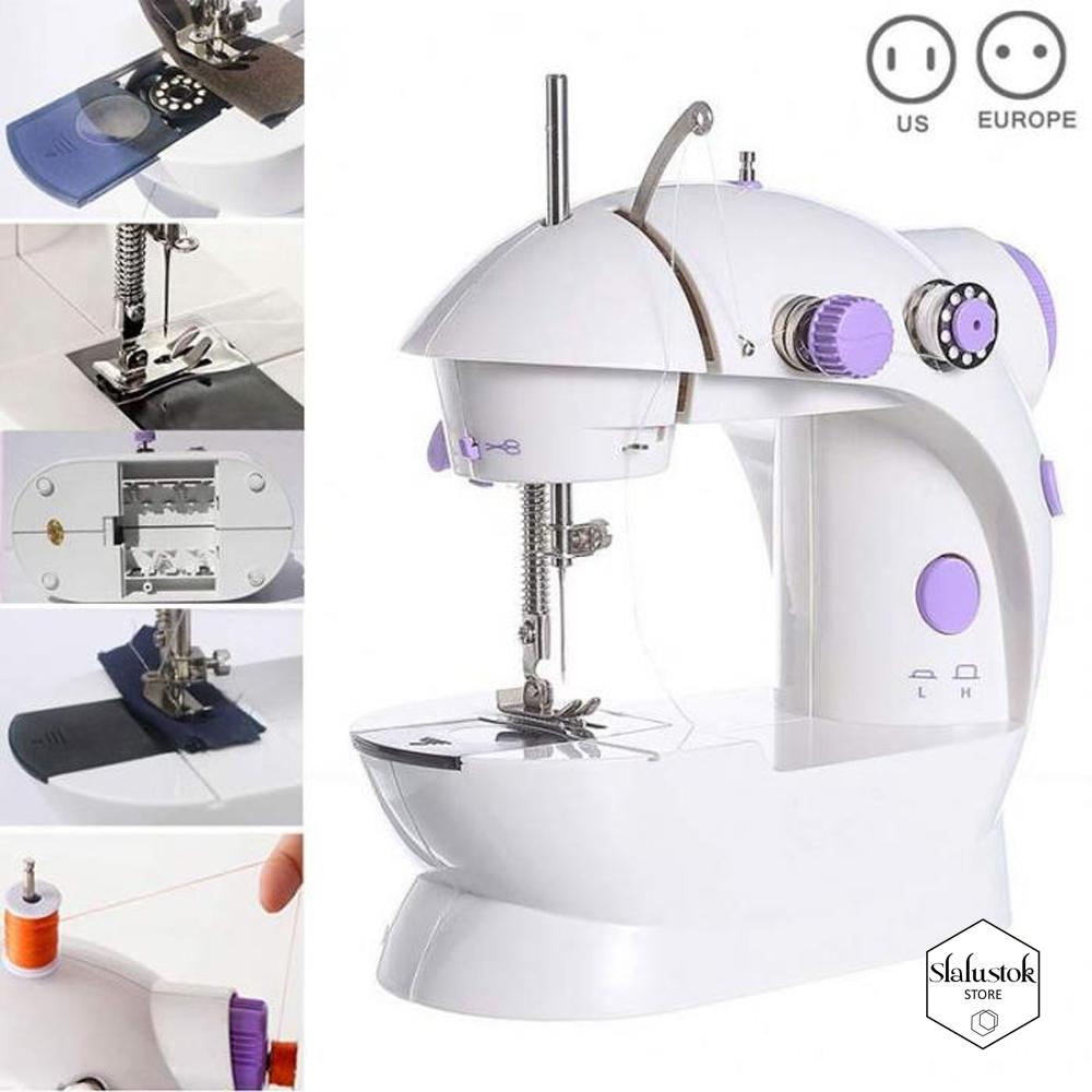 Mesin Jahit / Mesin Jahit Mini - Sewing Machine Elektrik Mini Portable Mesin Jahit Ligt Function