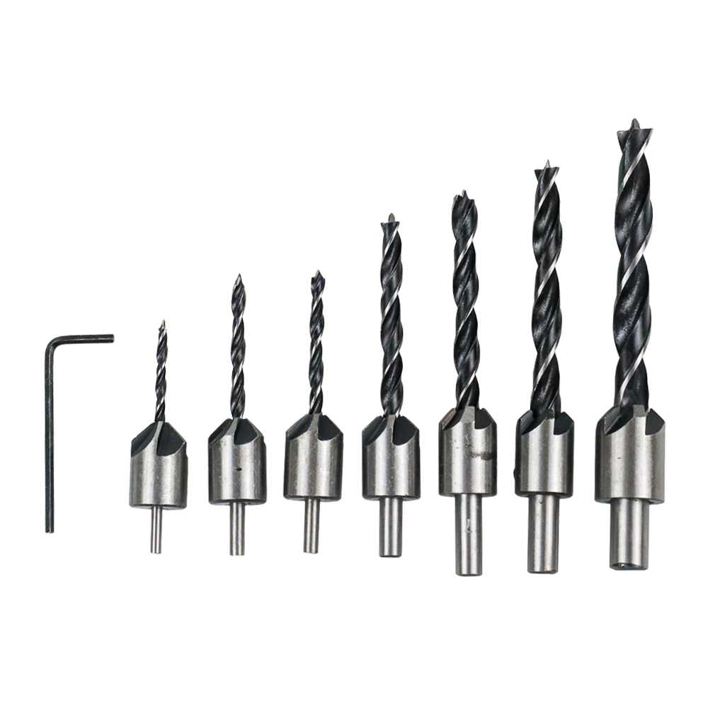 COD Alat Tukang Bangunan Lengkap 1 Set Mata Bor Baut Sekrup Drill Bit ...