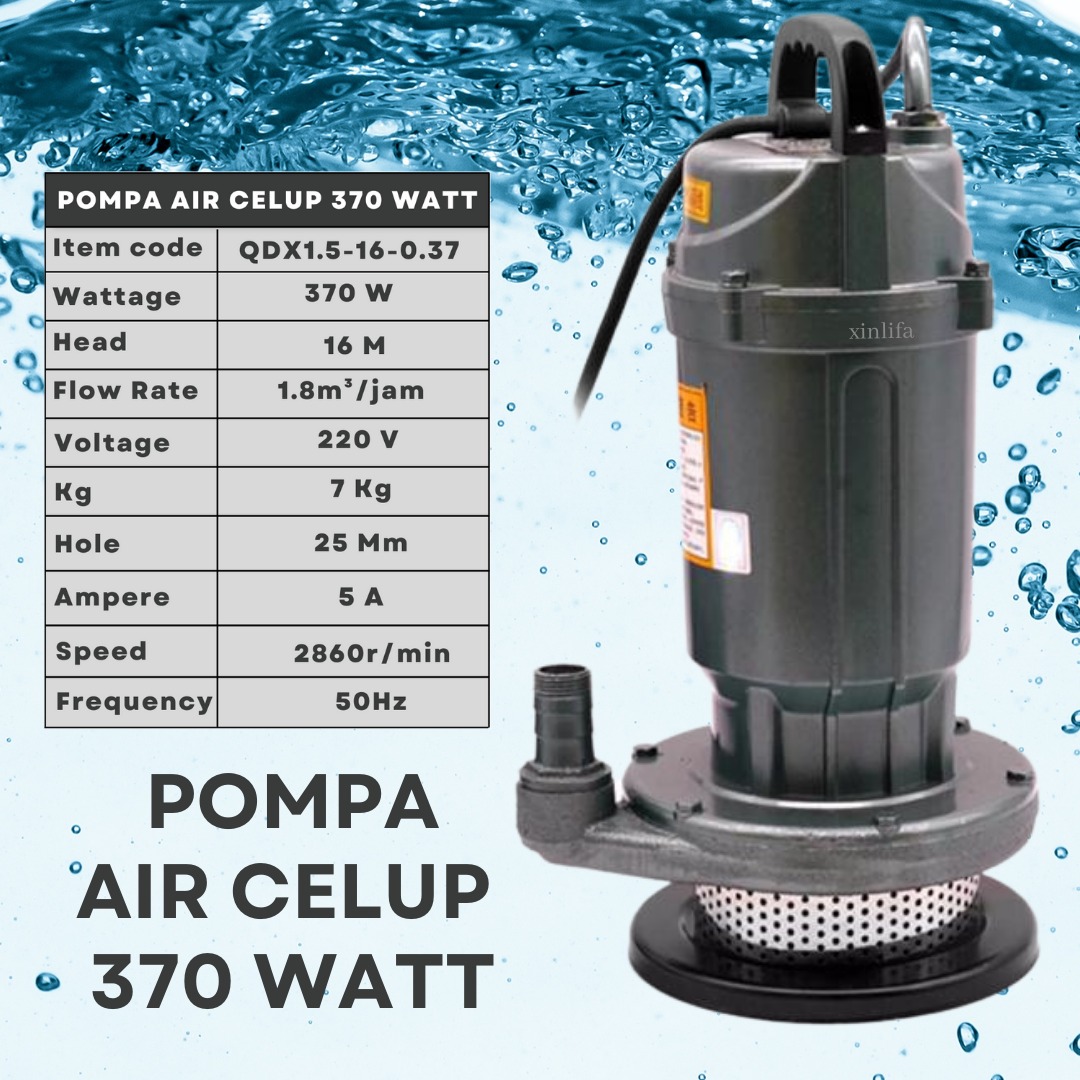 Pompa Celup Air Kotor 370w Submersible Water Pump | Lazada Indonesia