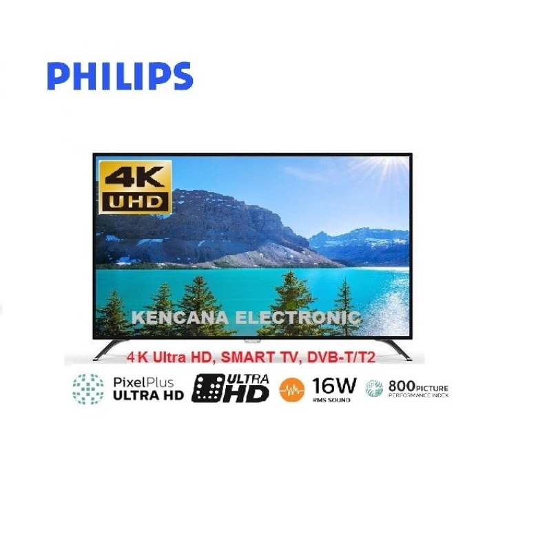 PHILIPS 50PUT6103S -4K ULTRA HD -LED SMART TV DIGITAL TV DVB-T T2 -50 INCH - Khusus JABODETABEK