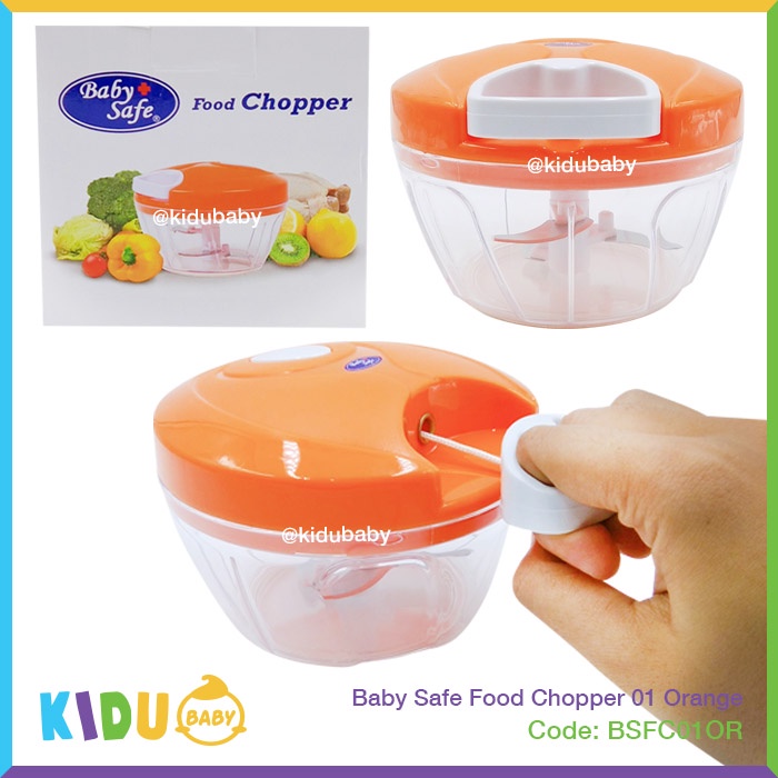 Baby Safe Food Chopper 01 Blender Non Elektrik Kidu Baby(P5M6) Blender