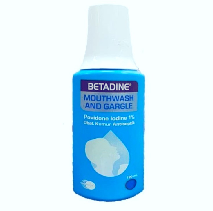 Betadine Kumur mouthwash gargle 190 ml betadine kumur 100ML Lazada
