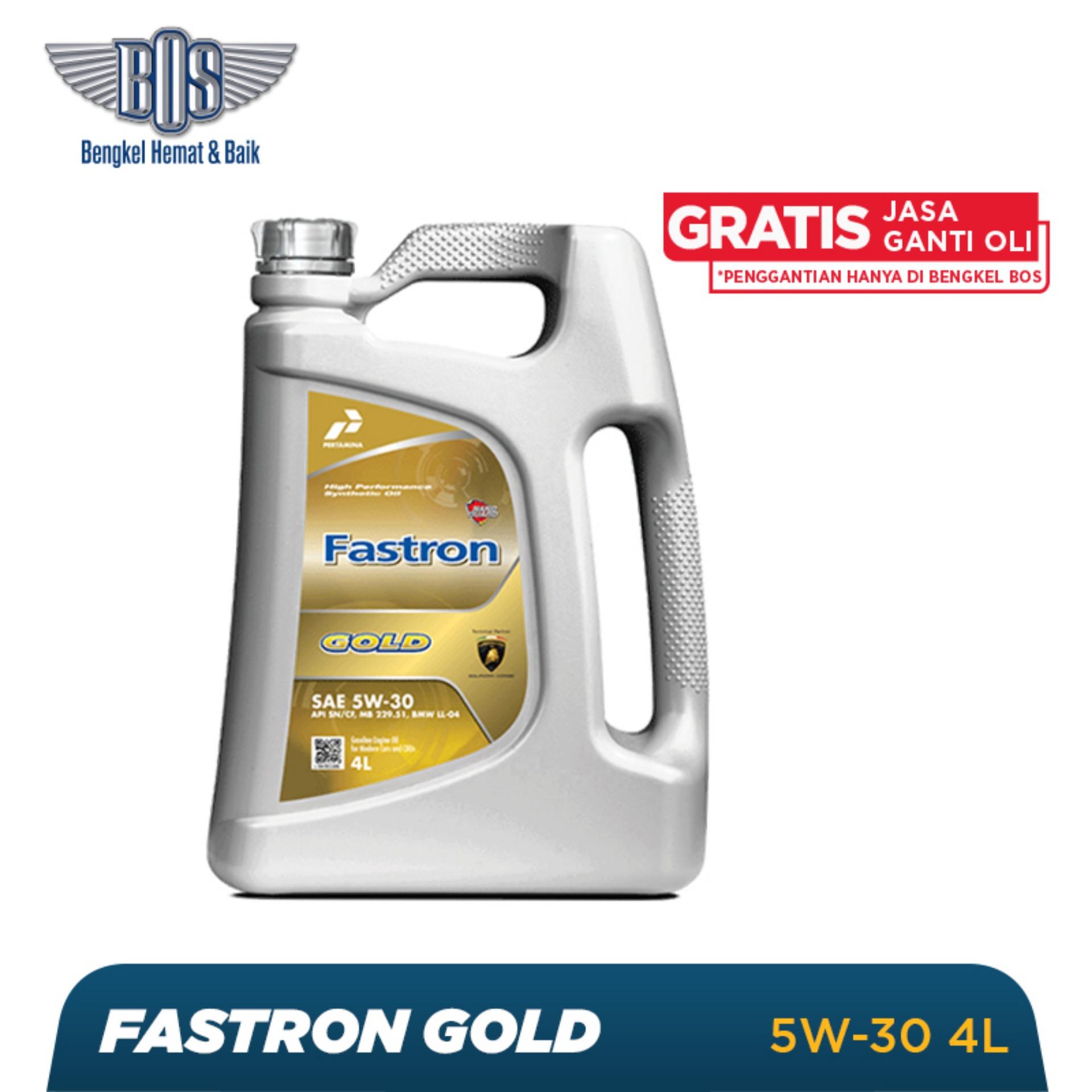 Oli Mobil Fastron Gold - 5W-30-GALON - Gratis Jasa Ganti Oli dan Check Up Kendaraan