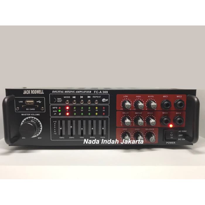 Power Amplifier JACK RODWELL FC A 369 