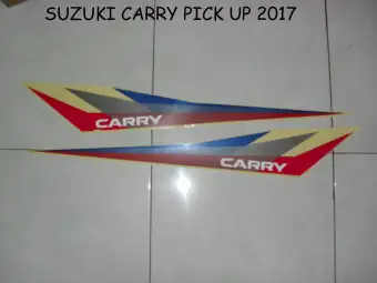 Striping Sticker Lis Mobil Suzuki Carry Pick Up 2017 Original