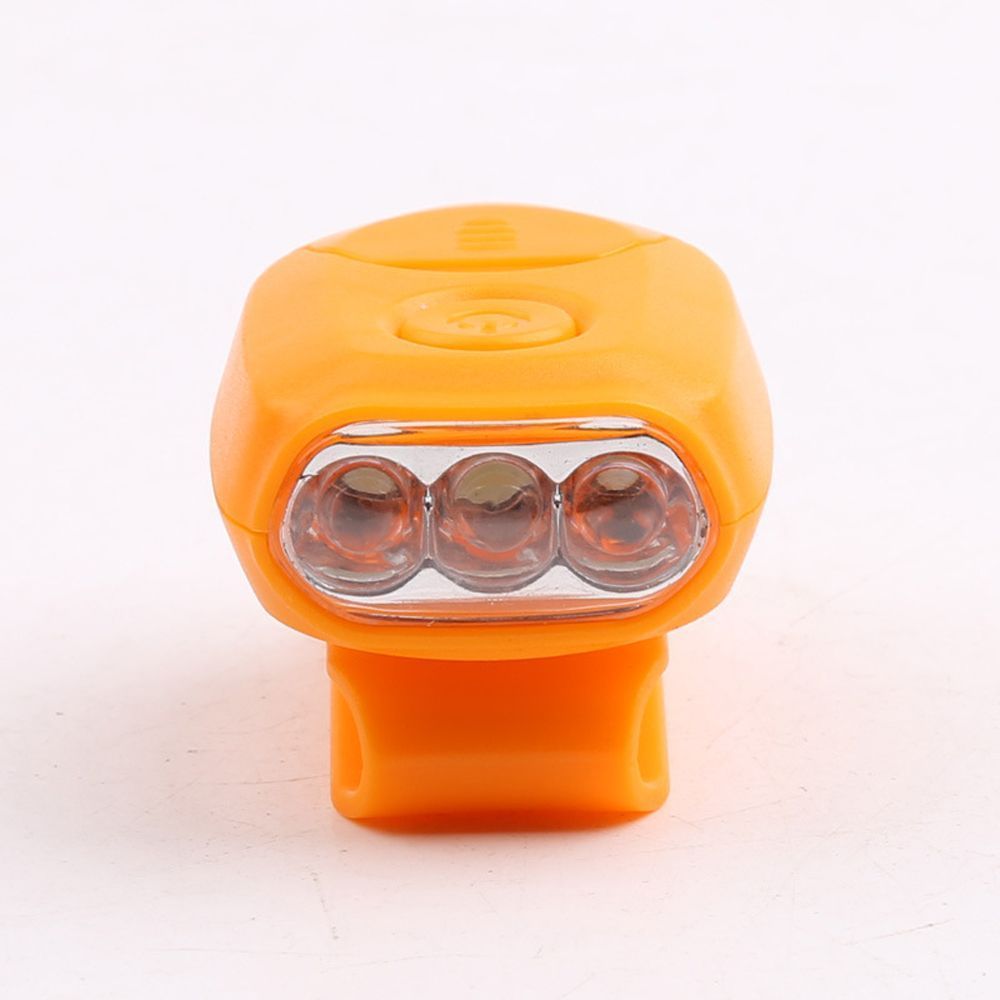 QUQIA Portable Rotatable 3 LED 90 Degree Hat Lamp Clip-On Caplight Clip-on Cap Lamp Headlamp