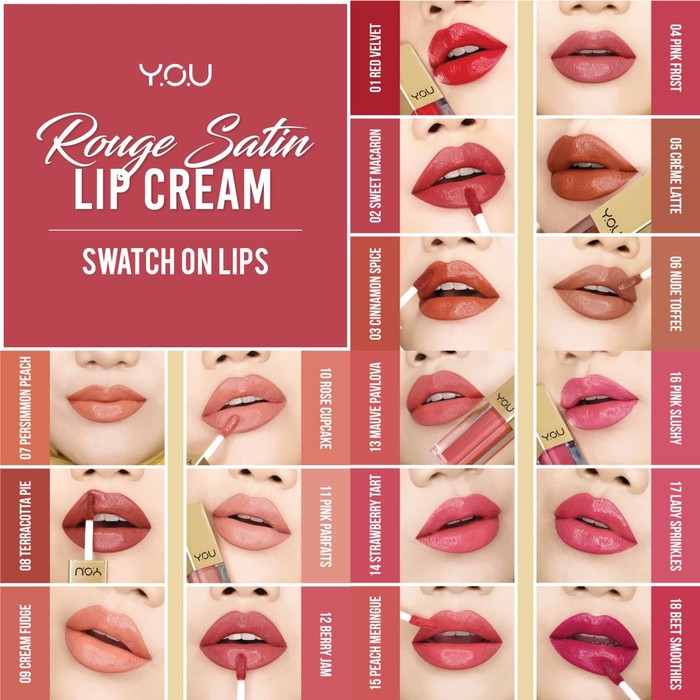 You Rouge Satin Lip Cream 1pc 18 Warna Asli Original Bpom Lovablemart Bisa Cod Bayar Di Tempat Lipstik Murah Y O U Beauty Skin Care Cosmetics Kosmetik Bibir Lengkap Lazada Indonesia Lipstik you rouge satin You Rouge Satin Lip Cream 1pc 18 Warna Asli Original Bpom Lovablemart Bisa Cod Bayar Di Tempat Lipstik Murah Y O U Beauty Skin Care Cosmetics Kosmetik Bibir Lengkap Lazada Indonesia Lipstik you rouge satin