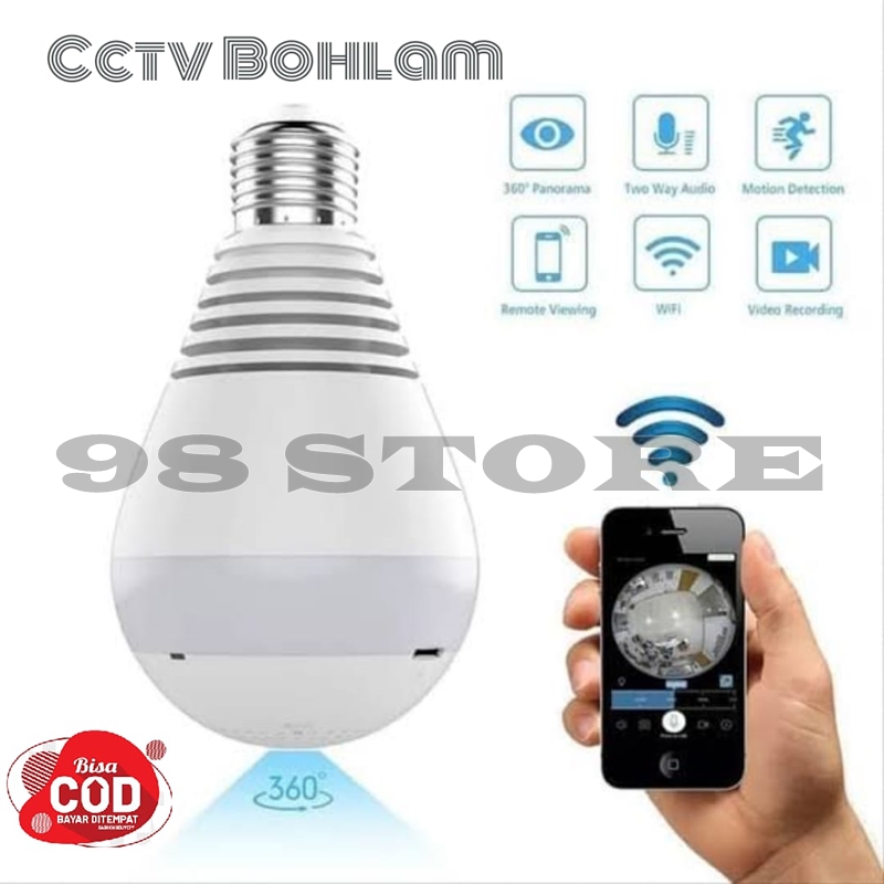 cctv bulb camera 360 panoramic price