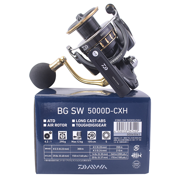 Moulinet Truite Daiwa 23 BG SW 14000-H Rapport Moulinet De Pêche
