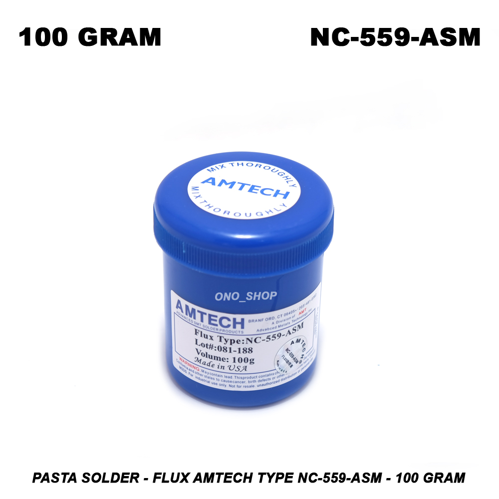 Pasta Solder Flux Amtech Type NC559ASM 100 Gram Lazada Indonesia