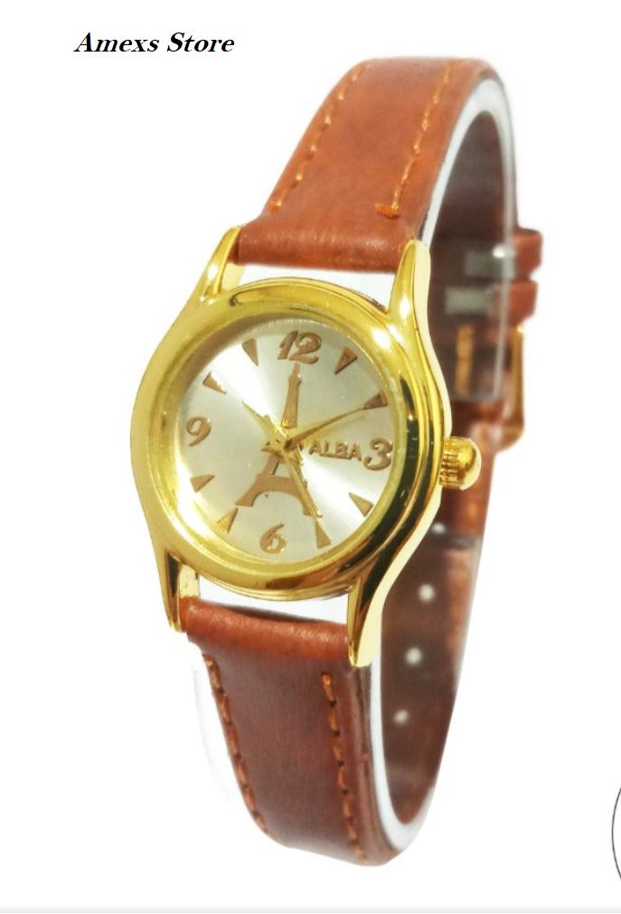 JAM TANGAN WANITA ALBA KULIT JAPAN gambar paris
