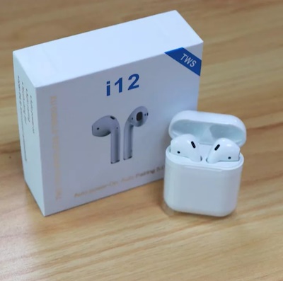 Headset Bluetooth i12 TWS Handsfree 