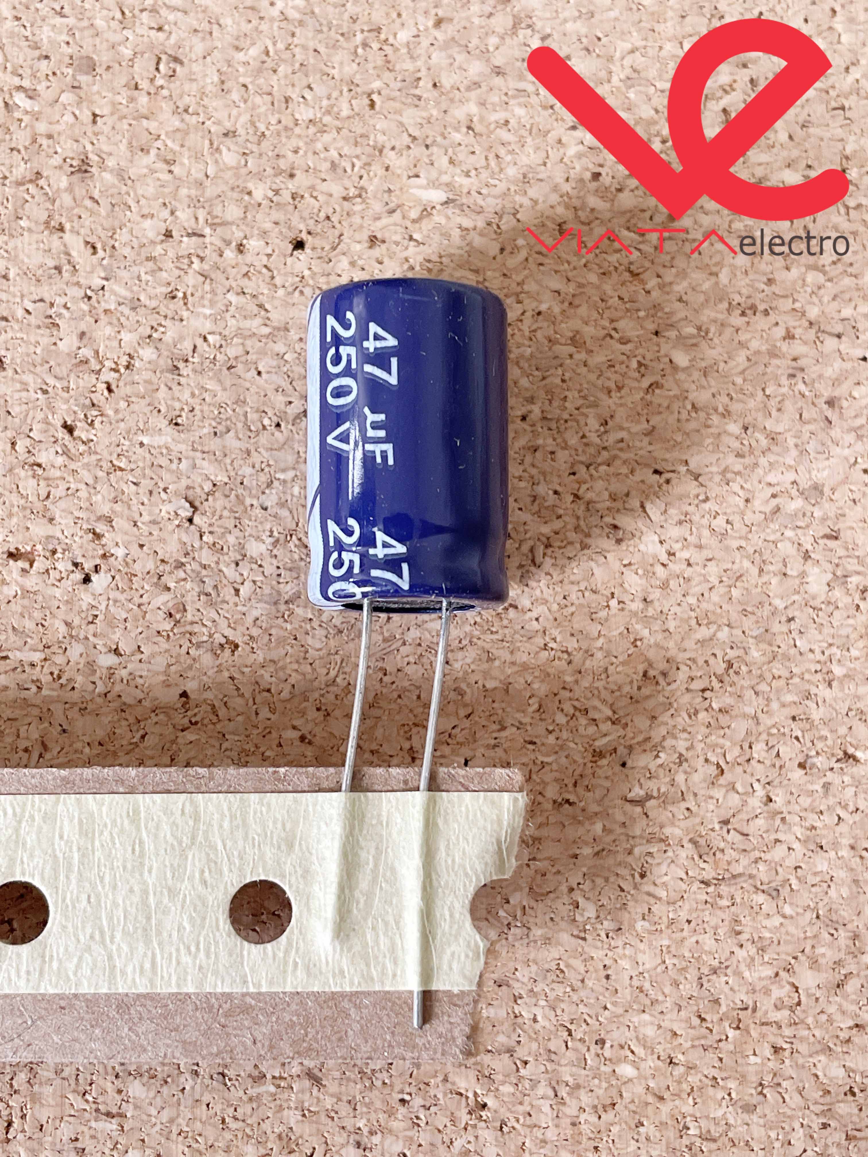 Kapasitor Elco 47uf 250v Roll 1 Buah Kapasitor Capacitor Elko Kapasitor 47 Uf 250 V Roll 8413