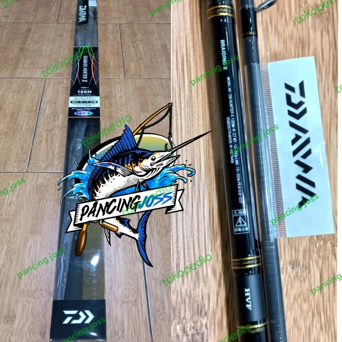 JORAN SPINNING DAIWA SEABASS HUNTER X 100M PE0.8-2.0 | Lazada