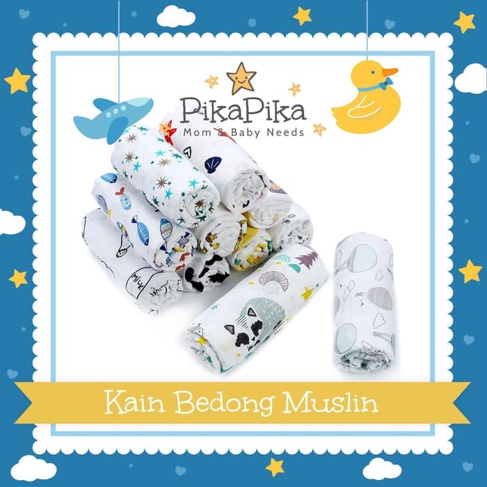 Kain Selimut Bedong Bayi / Baby Muslin Swaddle / 100% Katun