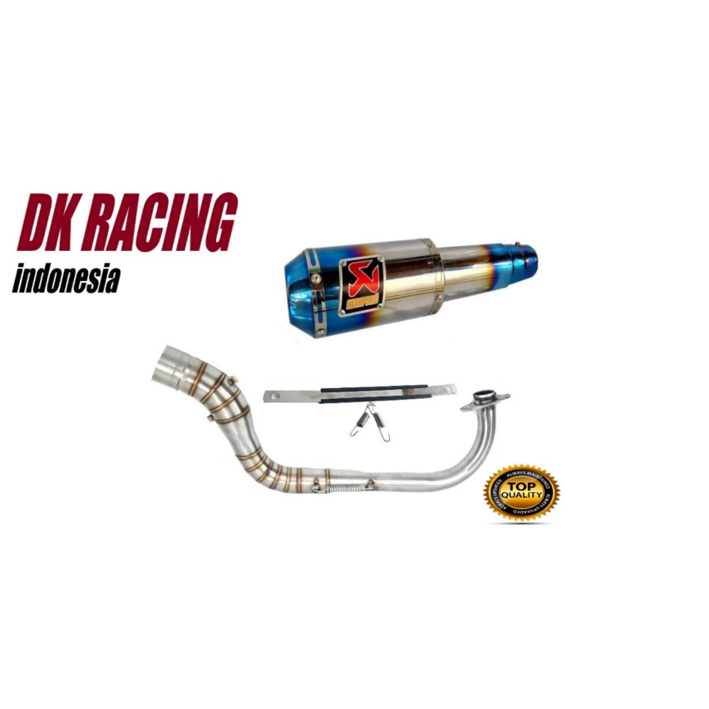 knalpot racing yamaha n max 155 LORENZO rainbow