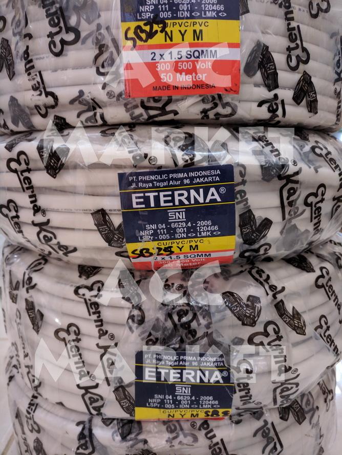 Kabel Eterna 50 Meter 3 x 2.5 mm NYM Cable Cabel Kawat Listrik Rumah