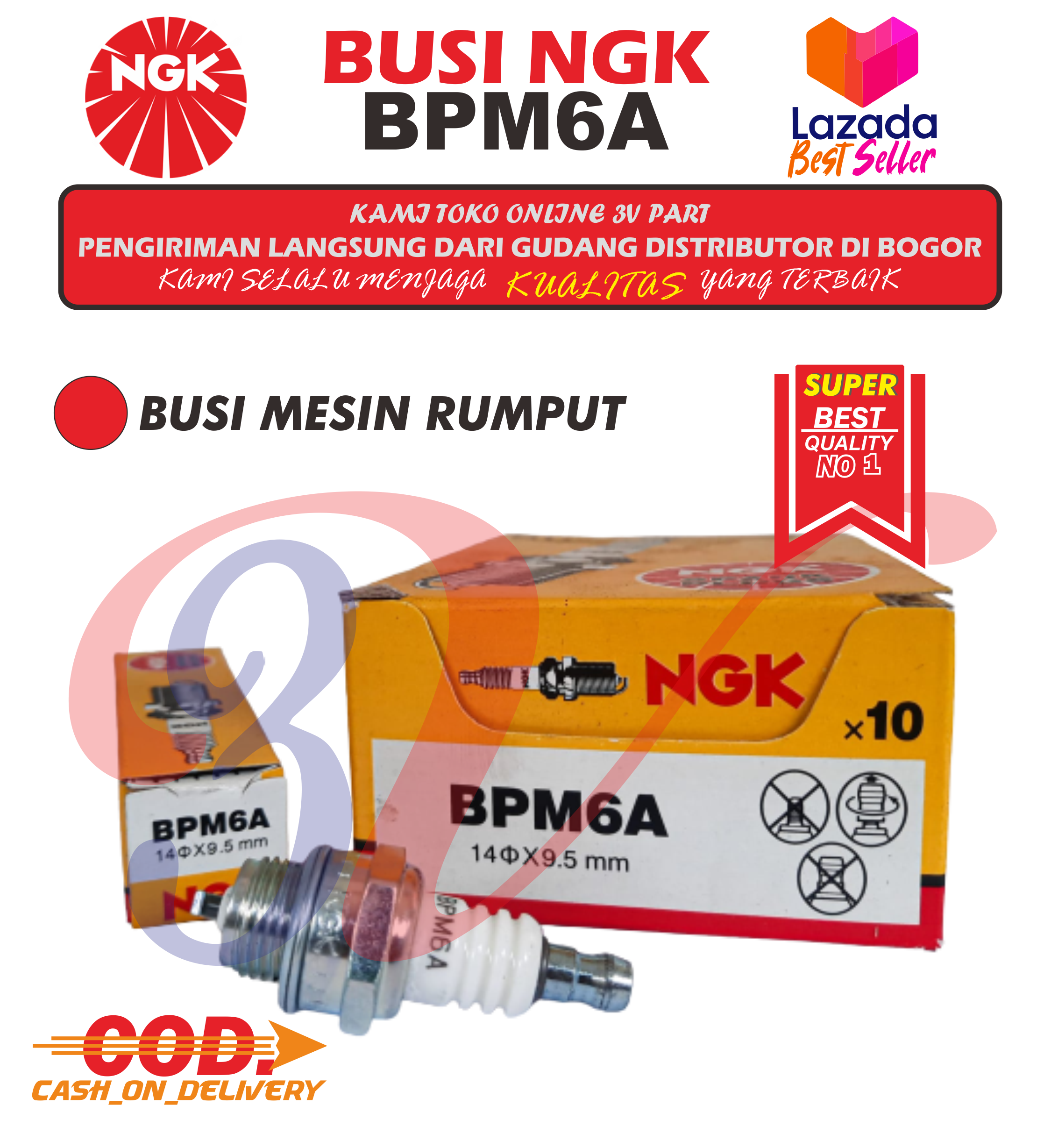 BUSI MESIN RUMPUT ( BPM6A ) Lazada Indonesia