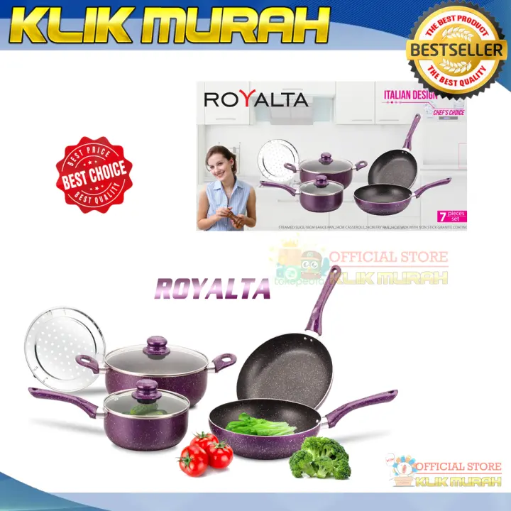 Royalta Panci Set 7pcs Bagus Parcel Lebaran Terbaik Hadiah Tahun Baru Lazada Indonesia