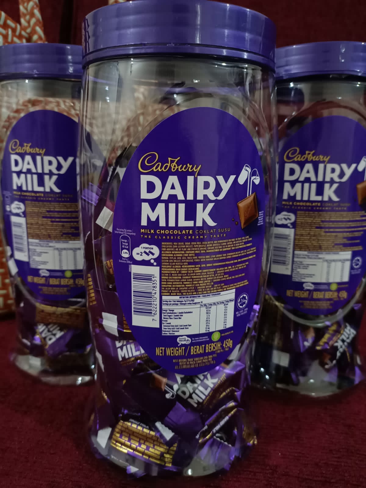 Cadbury DAIRY MILK (kemasan isi 90 Pcs) 405 gr Lazada Indonesia