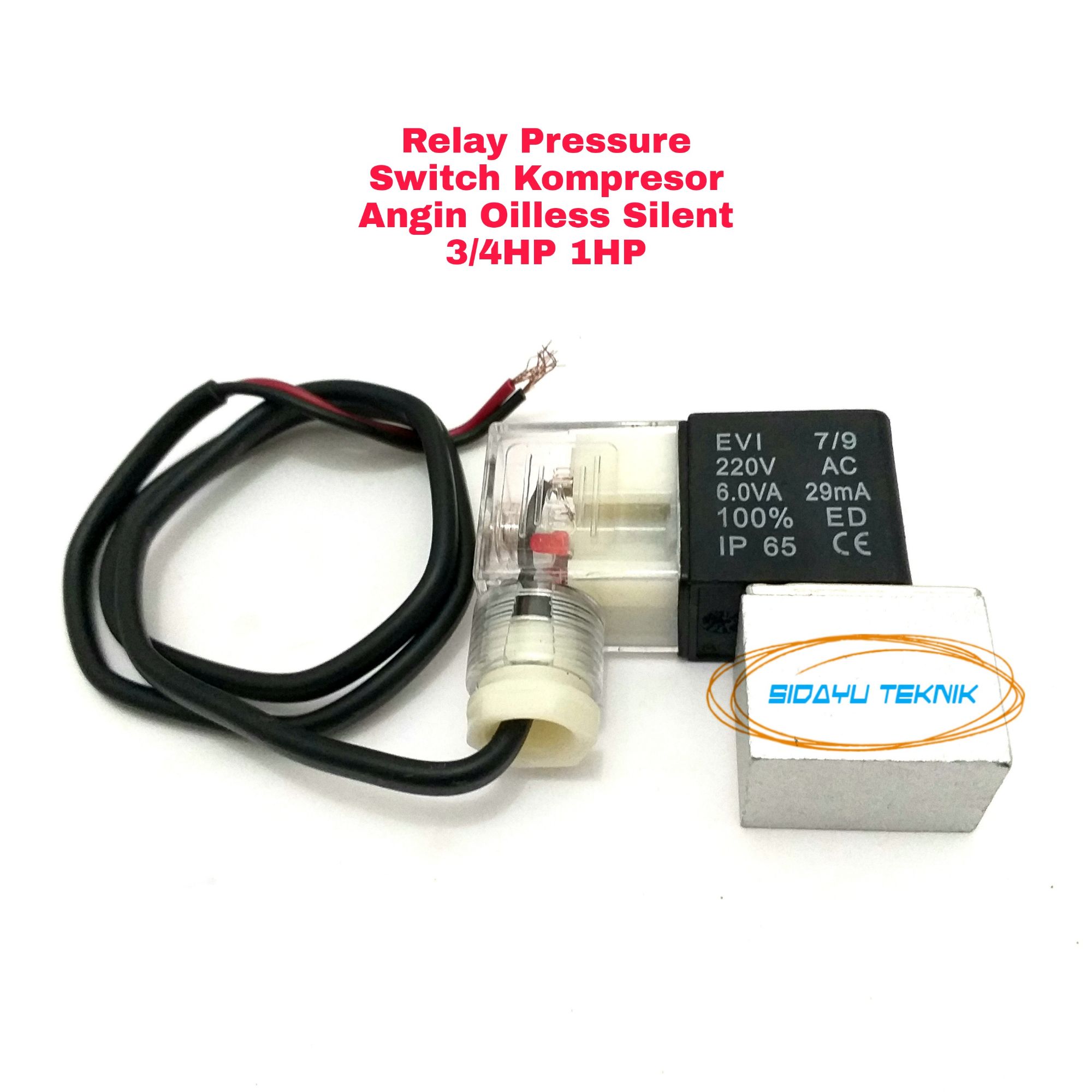 Relay Pressure Switch Kompresor Angin Oilless Silent Lazada Indonesia