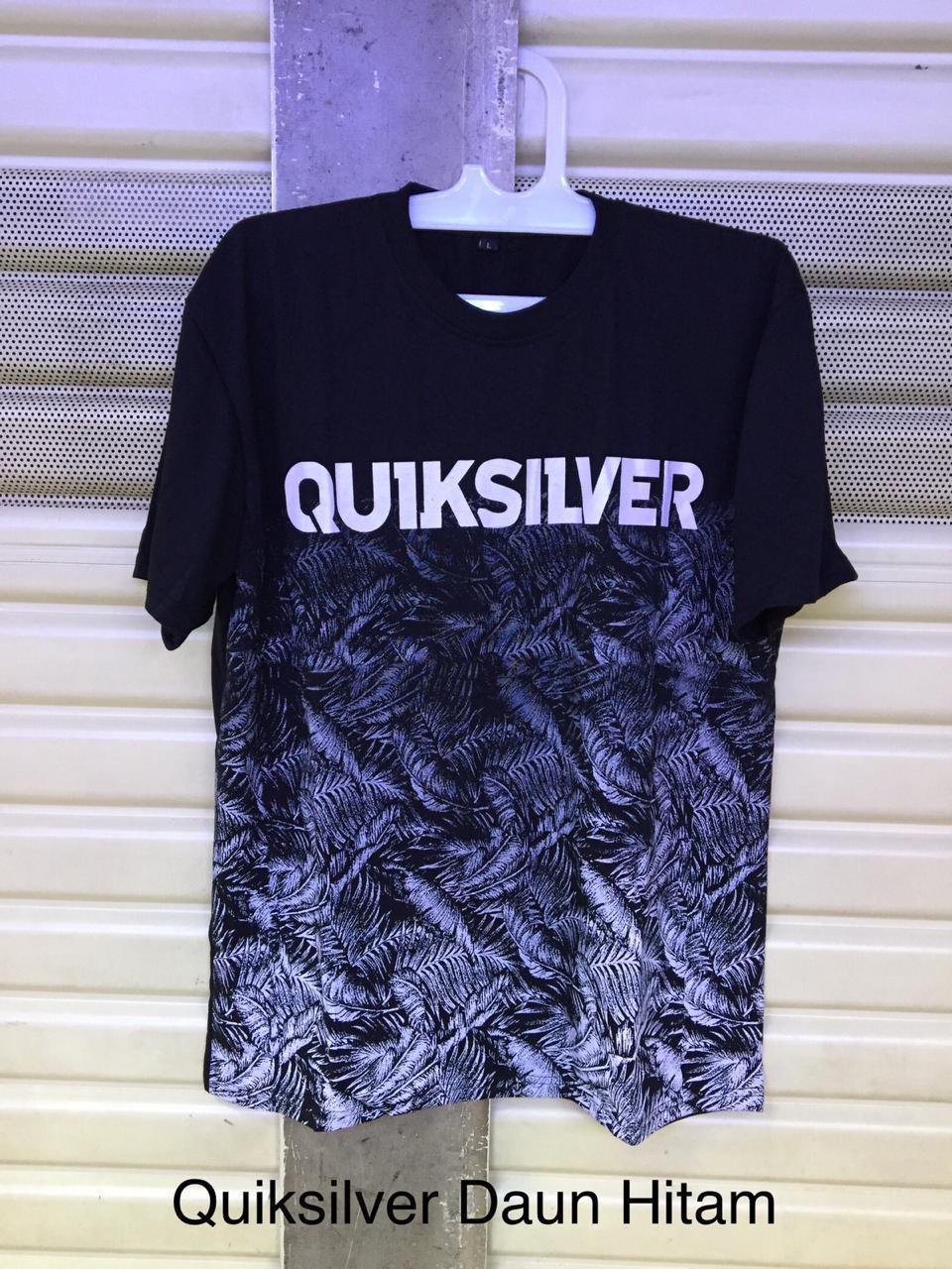 BAJU KAOS OBLONG PRIA / T-shirt Pria QUIKSILVER/Kaos Distro PURE COTTON COMBED 24s / KEREN / BAHAN BAGUS / LEMBUT / NYAMAN / ADEM / TIDAK PANAS / TIDAK LUNTUR