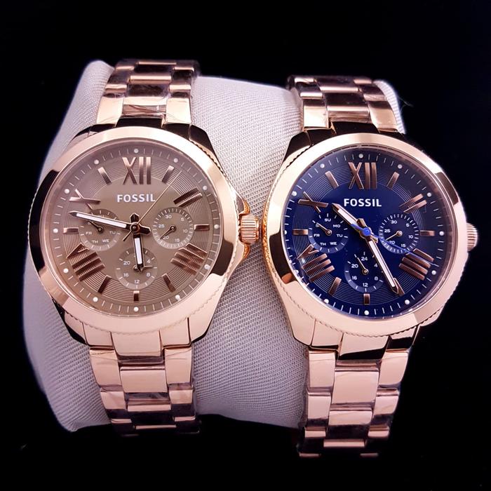 Jam Tangan Wanita Merk Fossil Original Type : AM 4566 Baterai