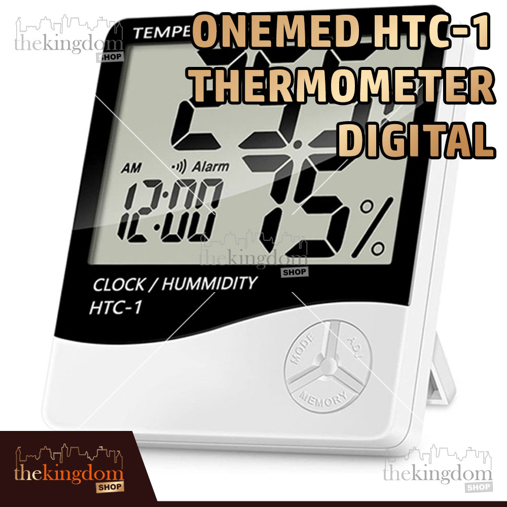 Onemed HTC1 Thermometer Hygrometer Digital Termometer Thermo Ruangan