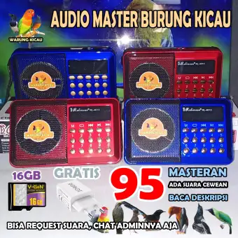 Masteran Burung Digital Full Player Kicau Cililin Tengkek Buto