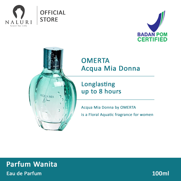 Parfum Original Omerta Acqua Mia Donna EDP 100ml | Lazada Indonesia