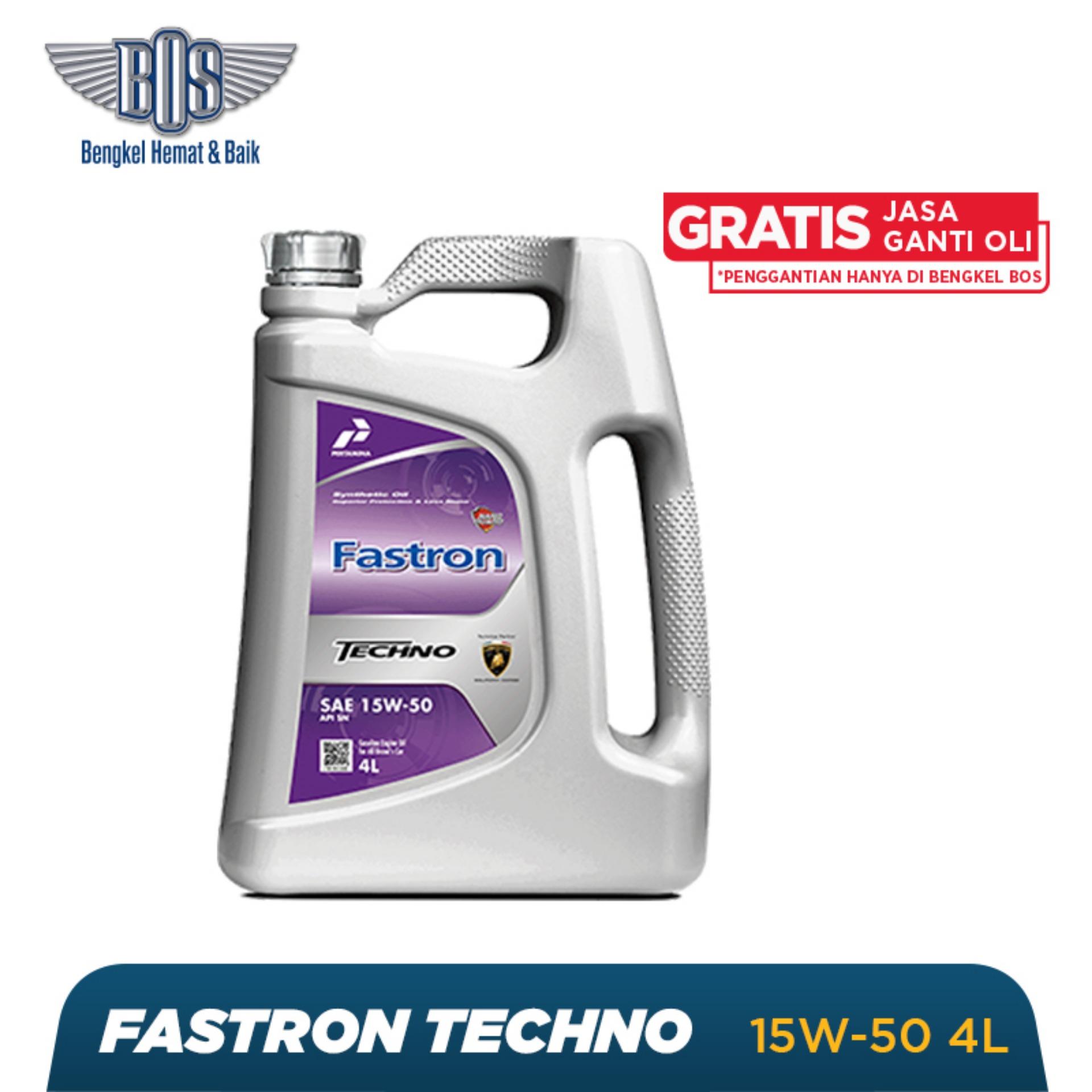 Oli Mobil Fastron Techno - 15W-50 - GALON - Gratis Jasa Ganti Oli dan Check Up Kendaraan