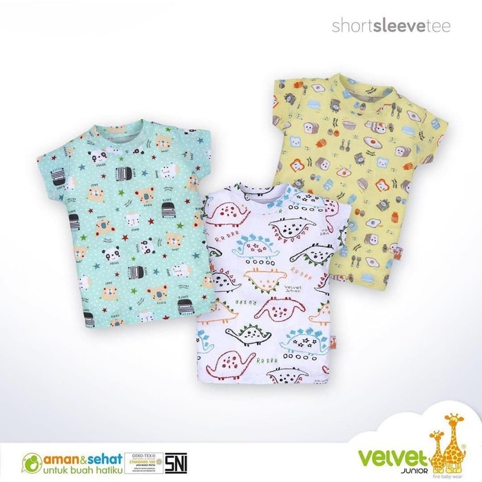 Velvet Junior Kaos Atasan Oblong Tangan Bloon Anak Bayi Lazada Indonesia