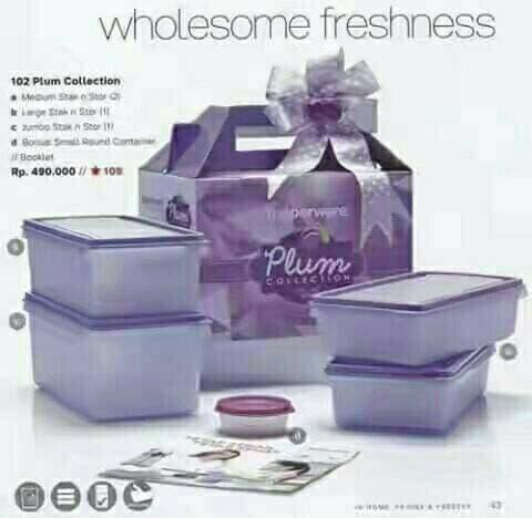 Tupperware Plum Collection Opsional