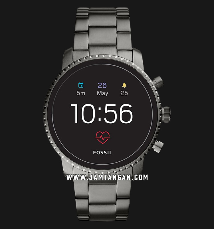 Fossil Gen 4 Explorist HR FTW4012 Smartwatch Men Digital Dial Gunmetal  Stainless Steel Strap Jam Tangan Wanita ORIGINAL | Lazada Indonesia