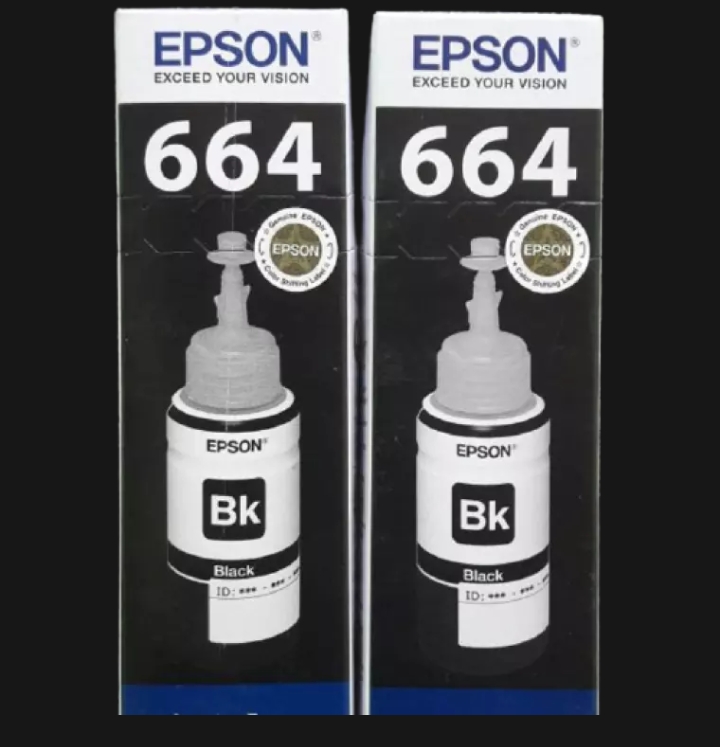TURUN HARGA Tinta Epson 664 Black SERIES T664 TINTA EPSON ORIGINAL TINTA  EPSON BARU CARTRIDGE EPSON PREMIUM L100 L110 L120 L200 L210 L220 L300 L310  L350 L355 L360 L365 L455 L550 L555