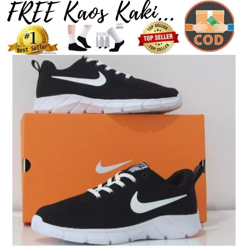 NEW SEPATU NIKE_88 HITAM (NKB-02) SEPATU NIKE SNEAKERS CASUAL/TERBARU/TERKEREN/TERMURAH/SEPATU SEKOLAH COCOK BUAT FASHION/DENGAN MODE TREND MASA KINI-@PRAYOGA88SHOP