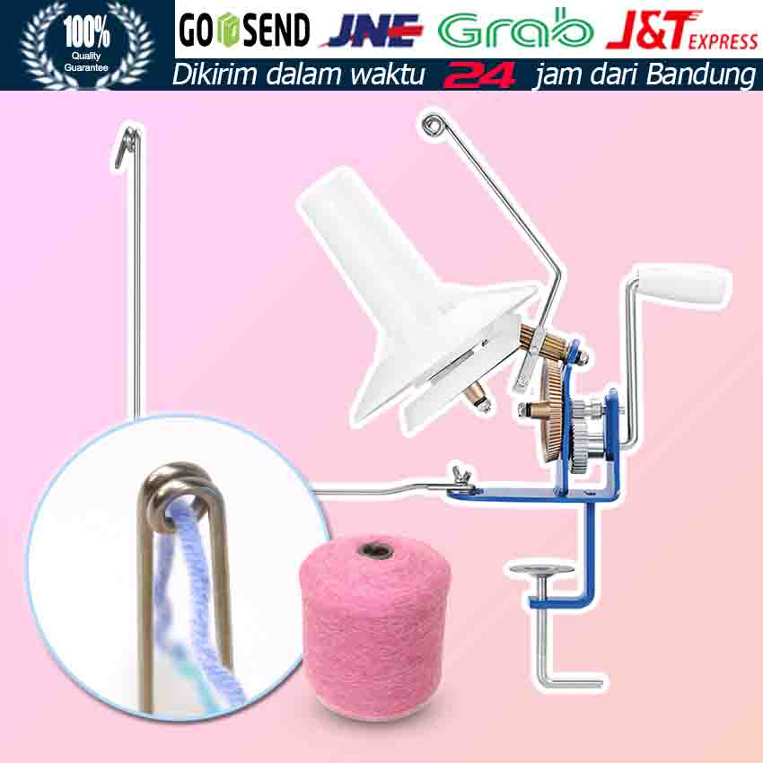 Golongan Benang Wool Winder Alat Penggulung Benang Swift Yarn Fiber